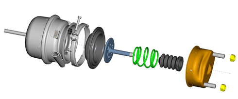 Juego de mantenimiento - Actuadores, Cámaras de Frenos, Diafragmas, Rotocamaras, Frenos de Resorte, Resortes Juego de mantenimiento - Actuadores, Cámaras de Frenos, Diafragmas, Rotocamaras, Frenos de Resorte, Resortes